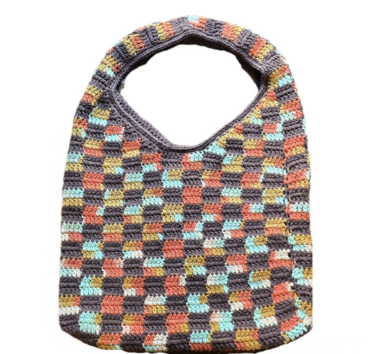 Checkered Purse
